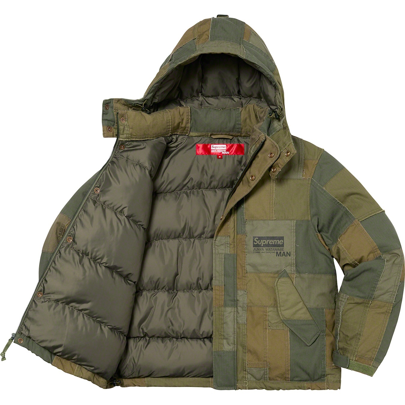 Supreme®/JUNYA WATANABE COMME des GARÇONS MAN Patchwork Puffy Jacket view 2